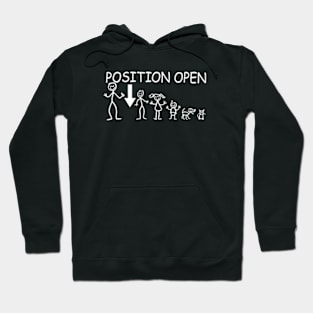 Family position single dad funny Hoodie